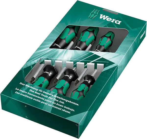 ⁨Screwdriver set with ball head, 6 pcs. Wera⁩ at Wasserman.eu