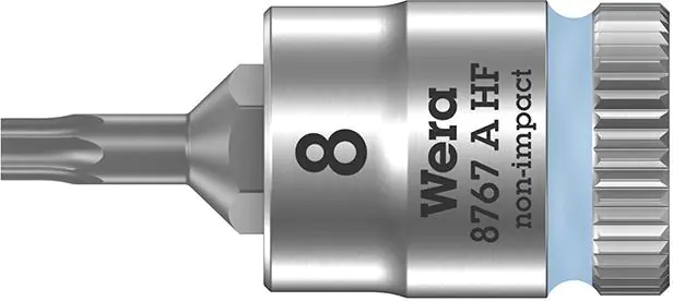 ⁨Socket with hold function. 1/4" for lbemTORX 8x28mmWera screws⁩ at Wasserman.eu