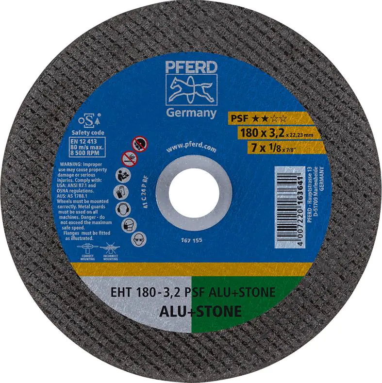 ⁨Tarcza do ciecia C24PPS prosta 178x3,2mm PFERD⁩ w sklepie Wasserman.eu