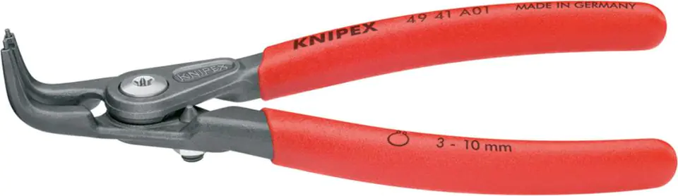 ⁨Szczypce Segera do pierścieni osadczych zewn, 125mm, odgięte 90°, 49 41 A01, KNIPEX⁩ w sklepie Wasserman.eu