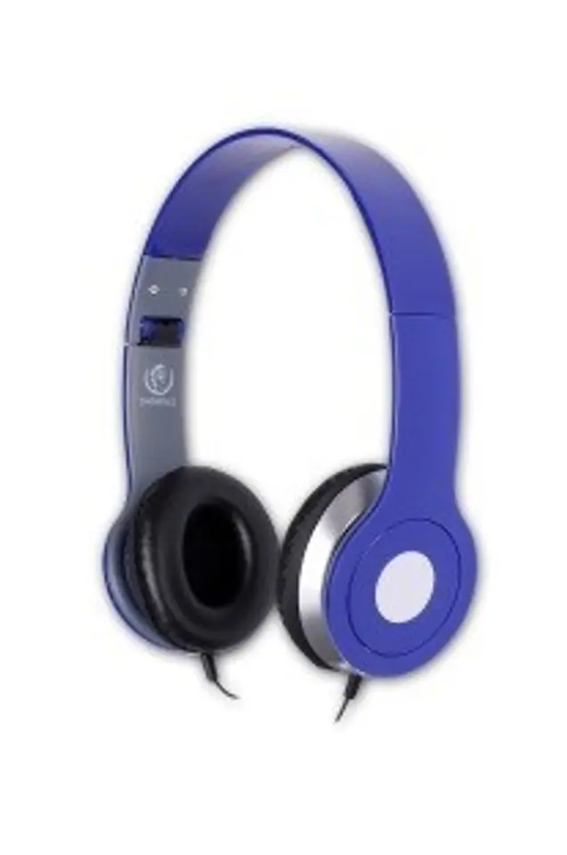 ⁨Stereo headphones with microphone CITY BLUE⁩ at Wasserman.eu