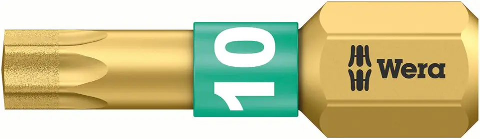 ⁨Bit Diamant 1/4" DIN3126C6,3, for Torx socket screws 10x25mm Wera⁩ at Wasserman.eu