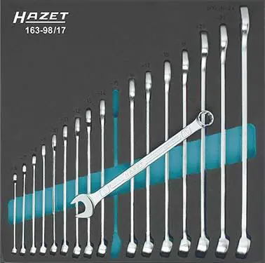 Tool module.163-98/17 Combination spanners HAZET at Wasserman.eu