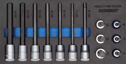 ⁨Tool module. CT1/3 - screwdriver sockets for GEDORE 6-point screw sockets⁩ at Wasserman.eu