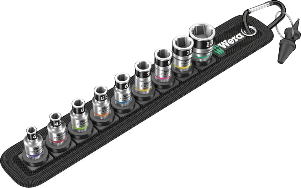 ⁨Socket with holding function1/4",10-part Wera⁩ at Wasserman.eu