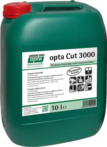 ⁨Oil for machining trimming. Premium Cut 3000 10l OPTA⁩ at Wasserman.eu