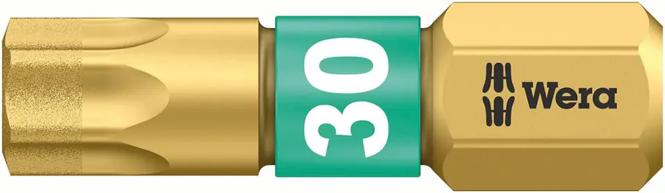 ⁨Bit Diamant 1/4" DIN3126C6,3, for Torx 30x25mm Wera screws⁩ at Wasserman.eu