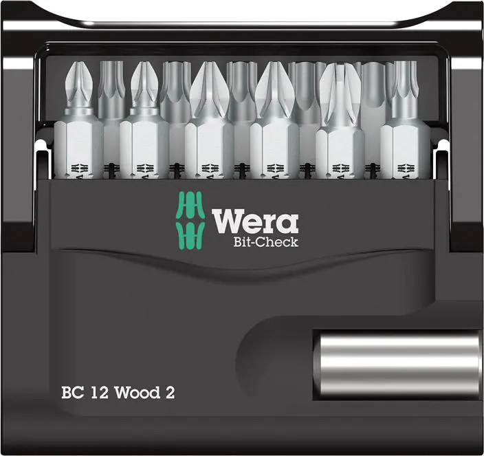 ⁨Zestaw bitow Bit-Check 12 Wood 2 Wera⁩ at Wasserman.eu