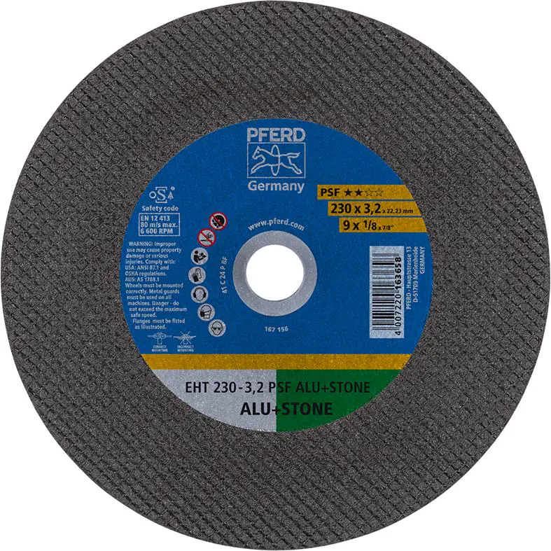 ⁨Cutting disc C24PPS straight 230x3,2mm PFERD⁩ at Wasserman.eu