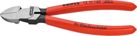 ⁨Side cutting pliers for fiber optics 160mm KNIPEX⁩ at Wasserman.eu
