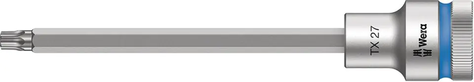 ⁨Socket with hold function. 1/2" for lbemTORX 27x140mm Wera screws⁩ at Wasserman.eu