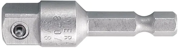 ⁨1/4" adapter for 3/8" 50mm Wera sockets⁩ at Wasserman.eu