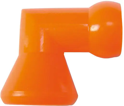 ⁨Angled connector, set 2-part for hose 1/4" LOC-LINE coolant⁩ at Wasserman.eu