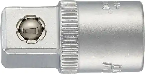 ⁨Adapter zwiększający z 4-kąt wewn. 1/4" na 4-kąt zewn. 3/8", 858-1 HAZET⁩ w sklepie Wasserman.eu