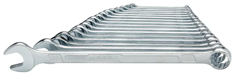 ⁨Flat-mesh key set. DIN3113A,17-piece HAZET⁩ at Wasserman.eu