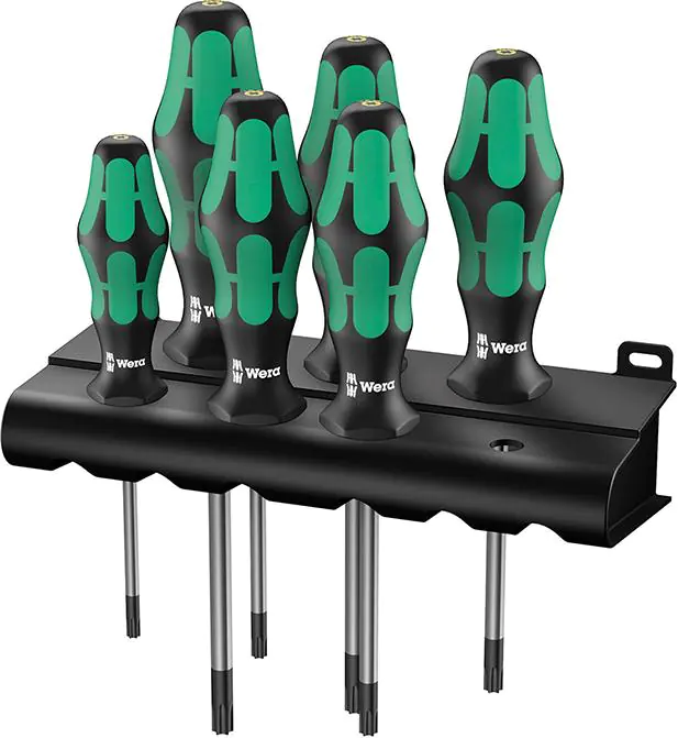 ⁨Torx screwdriver set with hole 6-piece Wera⁩ at Wasserman.eu