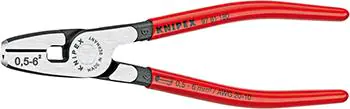 ⁨Szczypce do zagniatania tulejek kablowych 0,5-6mm, 180mm, 97 81 180, KNIPEX⁩ w sklepie Wasserman.eu