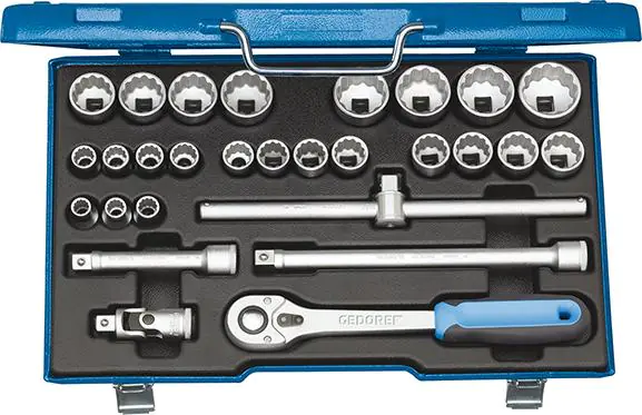 ⁨Zestaw nasadek 1/2", 28-czesciowy, D19VMU-10, GEDORE⁩ w sklepie Wasserman.eu
