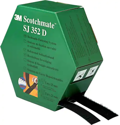 ⁨Tasma haczykowa i petelk.Scotchmate SJ352D 25,4mmx5m 3M⁩ w sklepie Wasserman.eu