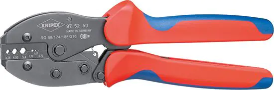 ⁨Szczypce do zagniatania tulejek, 220mm, PreciForce, 97 52 50, KNIPEX⁩ w sklepie Wasserman.eu