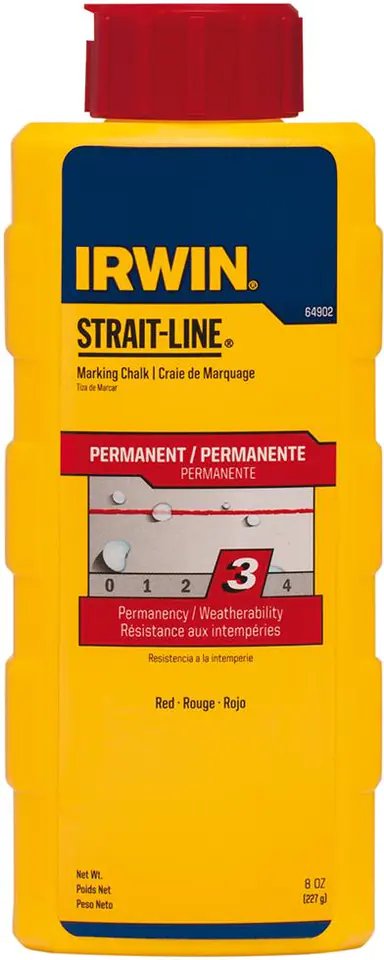 ⁨Chalk 227g, red IRWIN STRAIT-LINE⁩ at Wasserman.eu