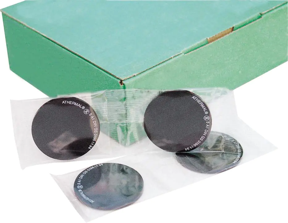 ⁨Welding glasses DIN 5, 50mm (10 pcs)⁩ at Wasserman.eu