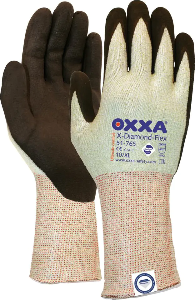 ⁨OXXA X-Diamond-FlexCut5 gloves, size 9 (12 pairs)⁩ at Wasserman.eu