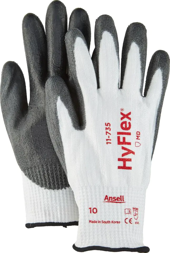 ⁨HyFlex 11-735 gloves size 8 (12 pairs)⁩ at Wasserman.eu