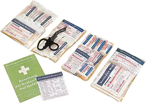 ⁨Filling No. 60157 for the Quick First Aid Kit, DIN 13157-C, 64 pcs⁩ at Wasserman.eu