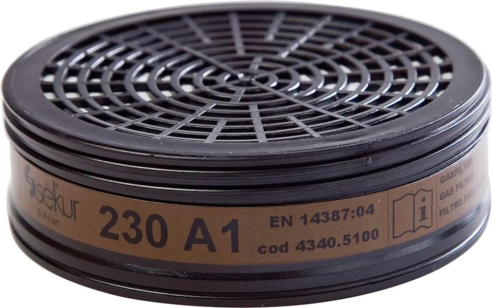 ⁨Filter 230, A1 for Polimask 230 (2 pcs)⁩ at Wasserman.eu