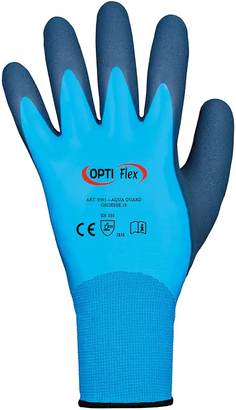 Knitted gloves AquaGuardLatex, size 10 at Wasserman.eu