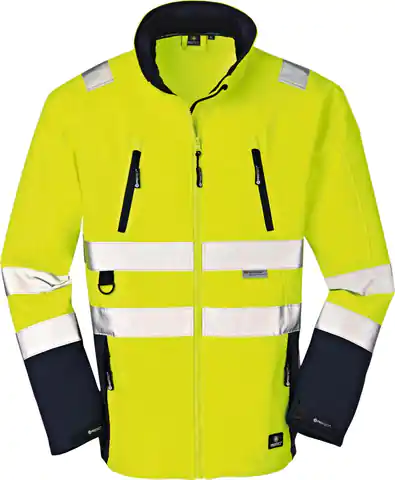 ⁨Pittsburgh Softshell Jacket, yellow/navy, size L⁩ at Wasserman.eu