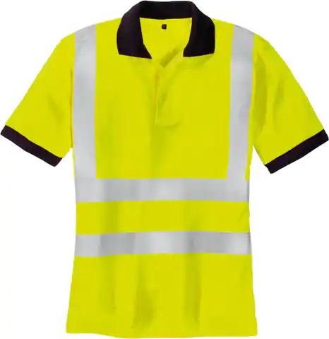 ⁨Reflective polo shirt, fluorescent yellow, size 2XL⁩ at Wasserman.eu