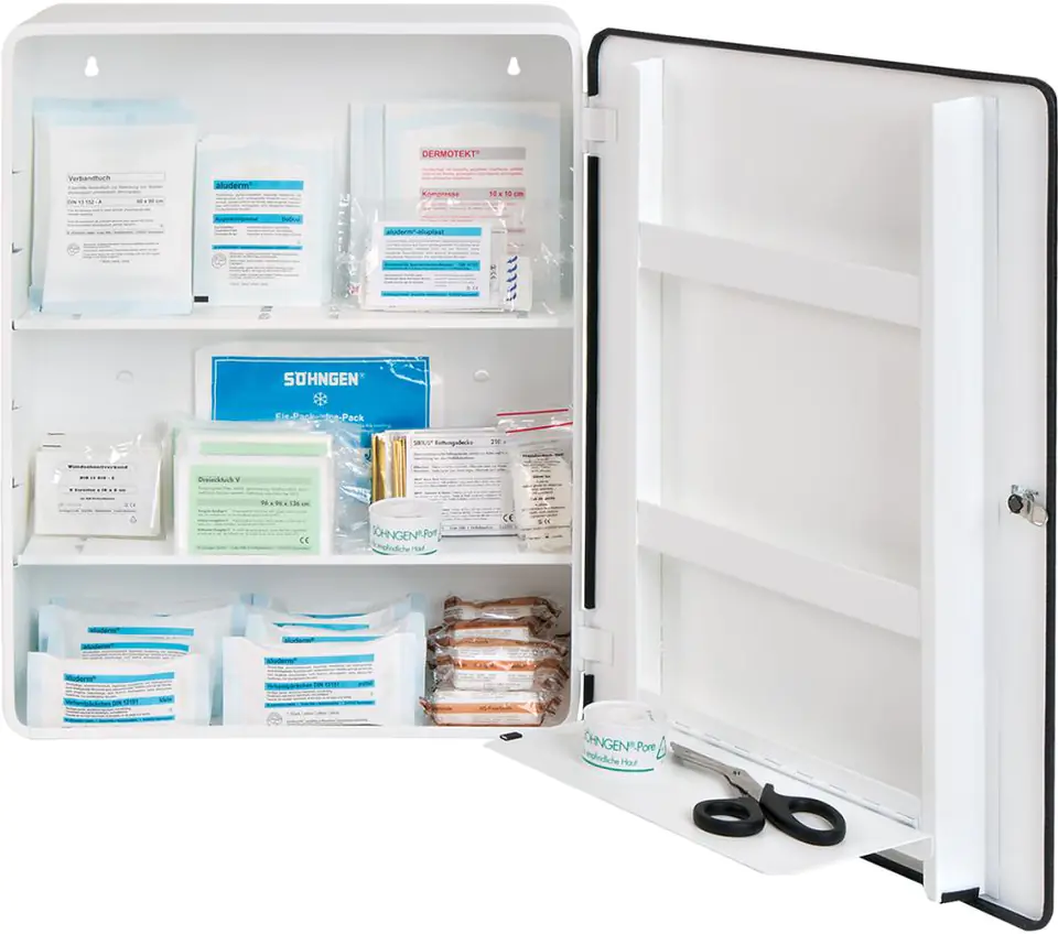 ⁨Madrid first aid kit, DIN 13169, white⁩ at Wasserman.eu