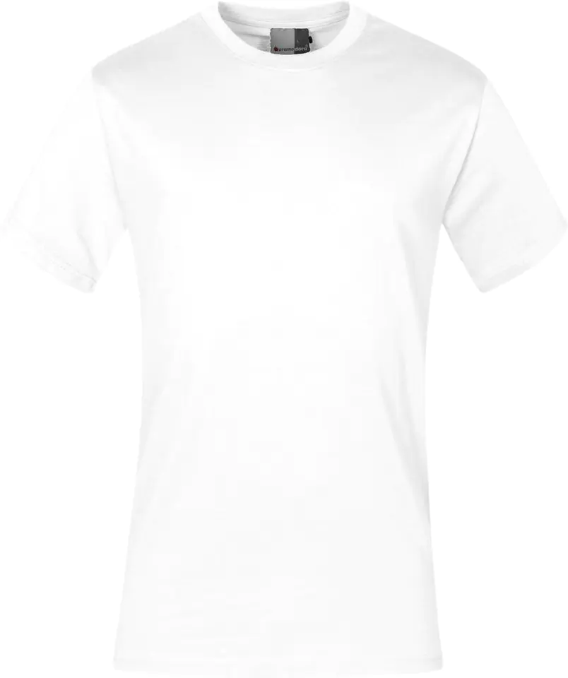 ⁨Premium T-shirt, size M, white⁩ at Wasserman.eu