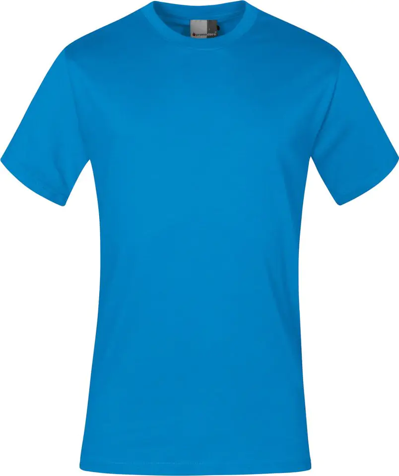 ⁨T-shirt Premium, rozmiar L, turkusowy⁩ w sklepie Wasserman.eu