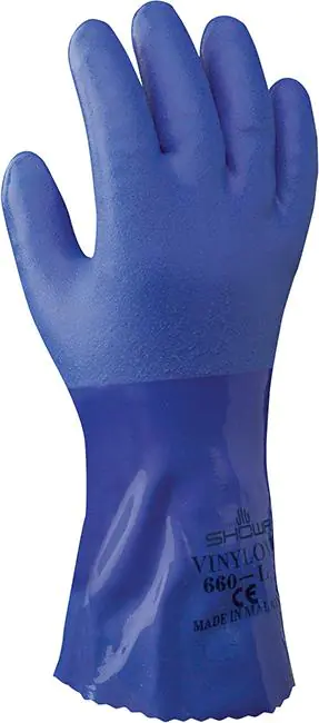 ⁨PVC protective gloves 300 mm, 660, size 9 (10 pairs)⁩ at Wasserman.eu