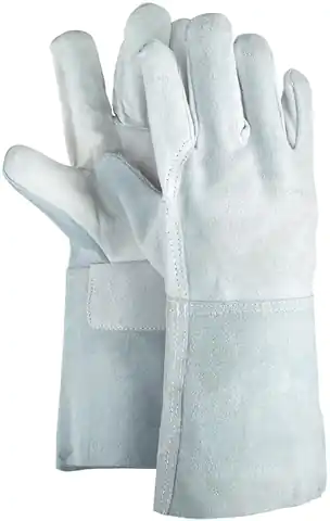 ⁨Welding gloves VS53, grain leather, 35cm, size 10 (12 pairs)⁩ at Wasserman.eu