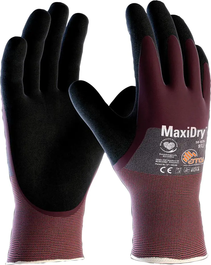 ⁨Rękawice antyprzecięciowe ATG MaxiDry 56-425, rozmiar 8 ATG® (12 par)⁩ w sklepie Wasserman.eu