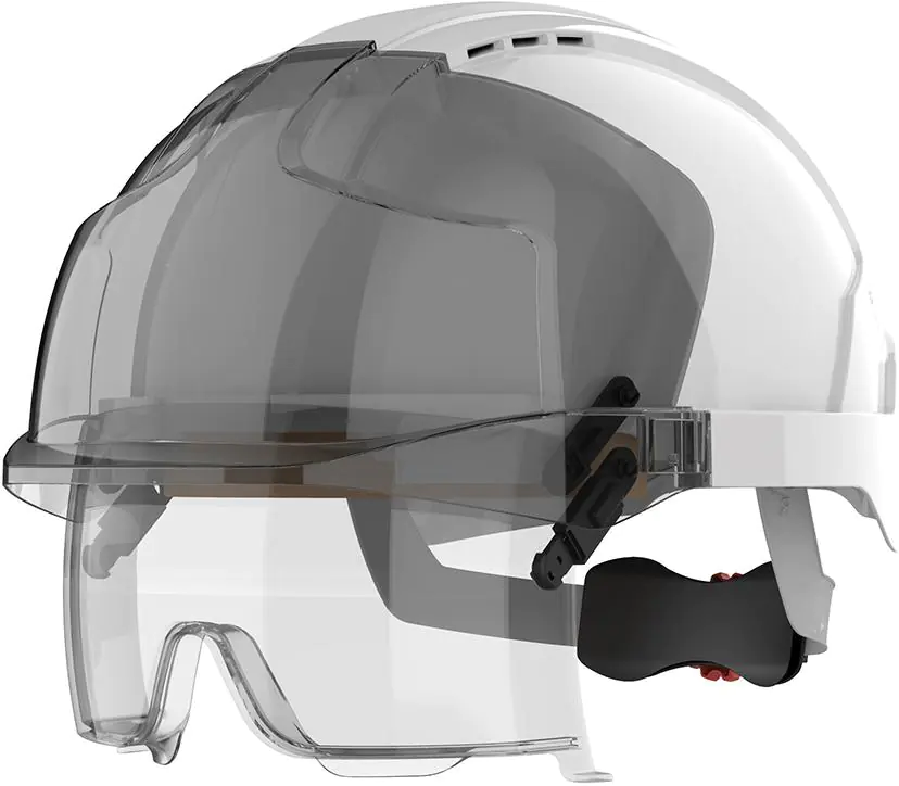 ⁨EVO VISTAlens helmet with goggles, white JSP⁩ at Wasserman.eu