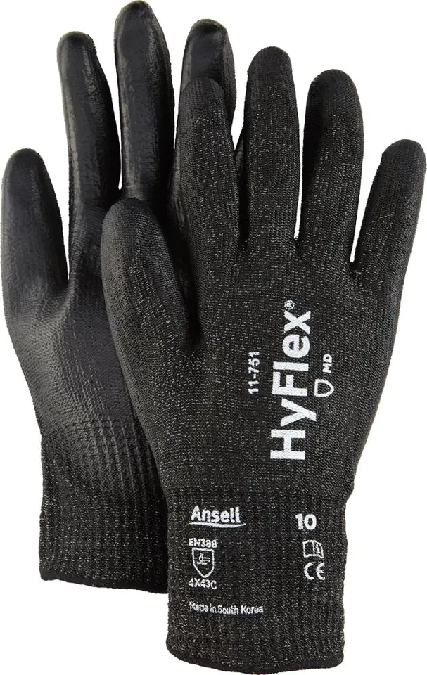 ⁨HyFlex gloves 11-751, size 7 (12 pairs)⁩ at Wasserman.eu