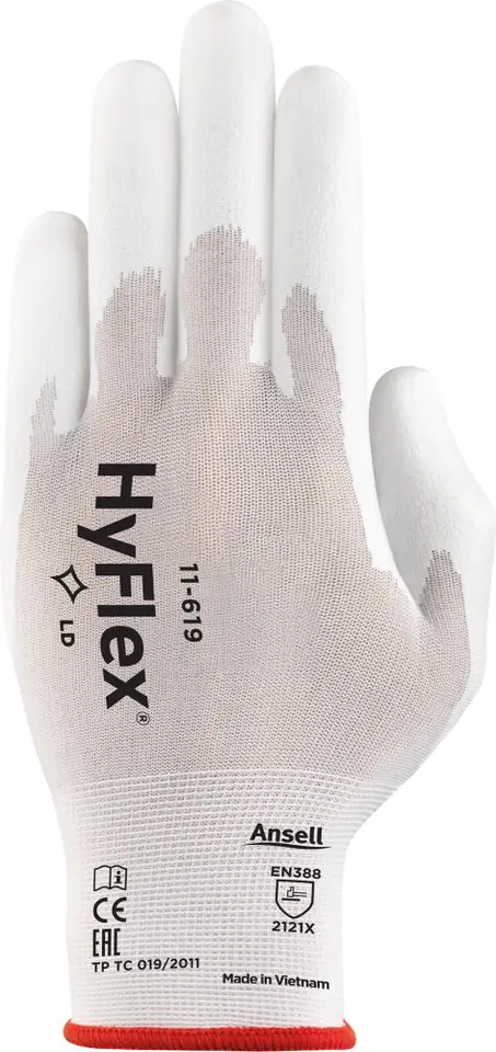 ⁨HyFlex gloves 11-619, size 10 (12 pairs)⁩ at Wasserman.eu