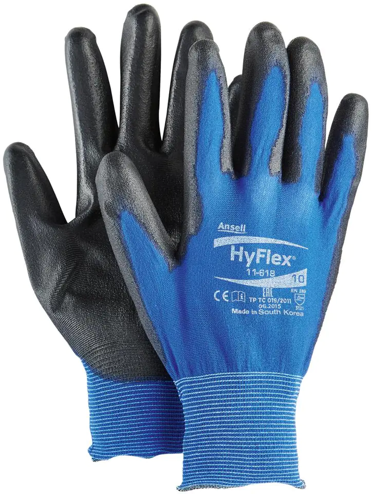 ⁨HyFlex gloves 11-618, size 7 (12 pairs)⁩ at Wasserman.eu