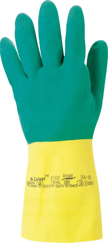 ⁨Gloves AlphaTec 87-900, size 7, 5-8 (12 pairs)⁩ at Wasserman.eu