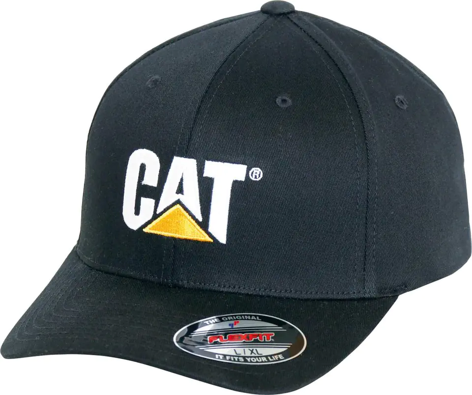 Czapka CAT Flexit, rozmiar S-M, czarna w sklepie Wasserman.eu