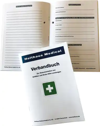 ⁨Medical book DIN A5⁩ at Wasserman.eu