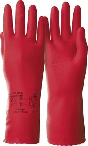 ⁨Gloves Camapren 722, ch. 11, red (10 pairs)⁩ at Wasserman.eu