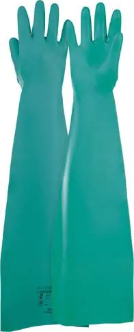 ⁨Camatril 733 gloves, 600 mm, size 8, green⁩ at Wasserman.eu