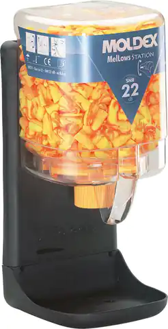 ⁨Dispenser 7625 of 250 pcs. MelLows stoppers, size S without wall bracket 7060 (250 pairs)⁩ at Wasserman.eu