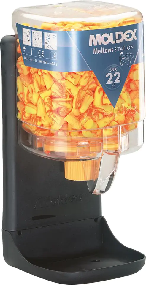 Dozownik 7625 z 250 szt. korków MelLows, rozmiar S bez uchwytu ściennego 7060 (250 par) w sklepie Wasserman.eu